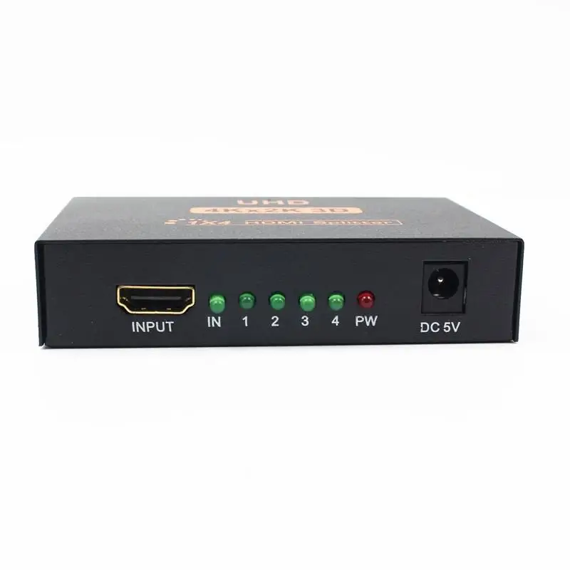 EastVita UHD 3D 4K * 2K Full HD 1080p 1X4 HDMI Сплиттер 4 Порты концентратор усилитель повторителя
