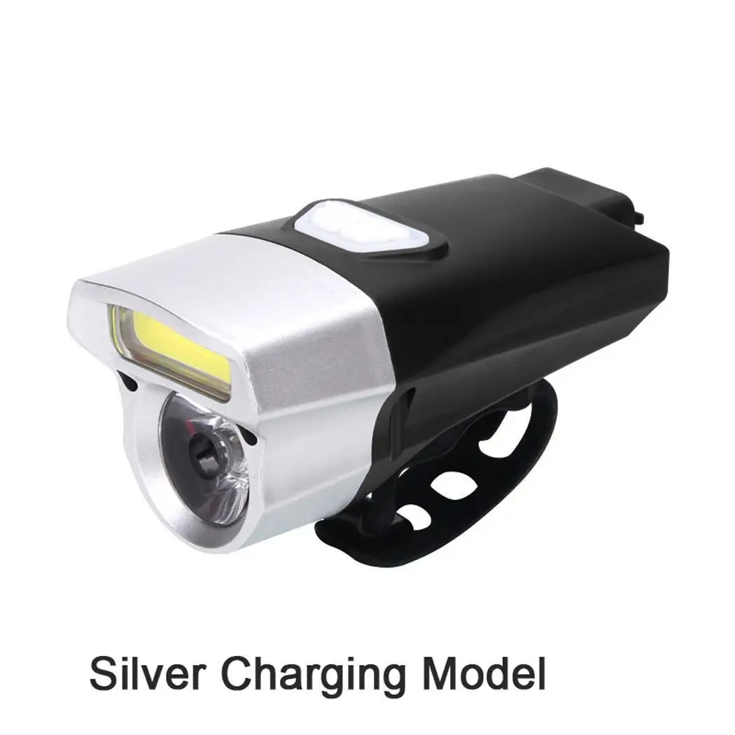 Перезаряжаемая Водонепроницаемая USB светодиодная велосипедная фара 150 градусов