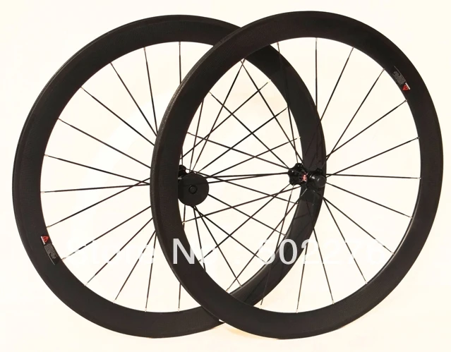 

3K Full Carbon Road Bike Tubular wheelset Rims 50mm wheel Rim