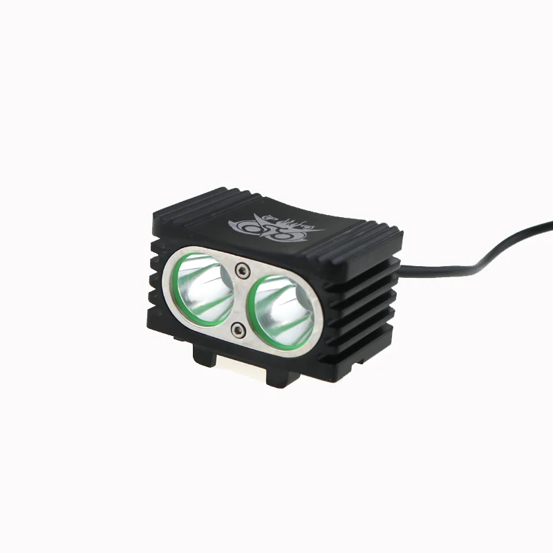 Trustfire 2x Cree XML L2 светодиодный велосипедный светильник 8000 лм велосипедный головной светильник велосипедная лампа с водонепроницаемой батареей 18650+ зажим
