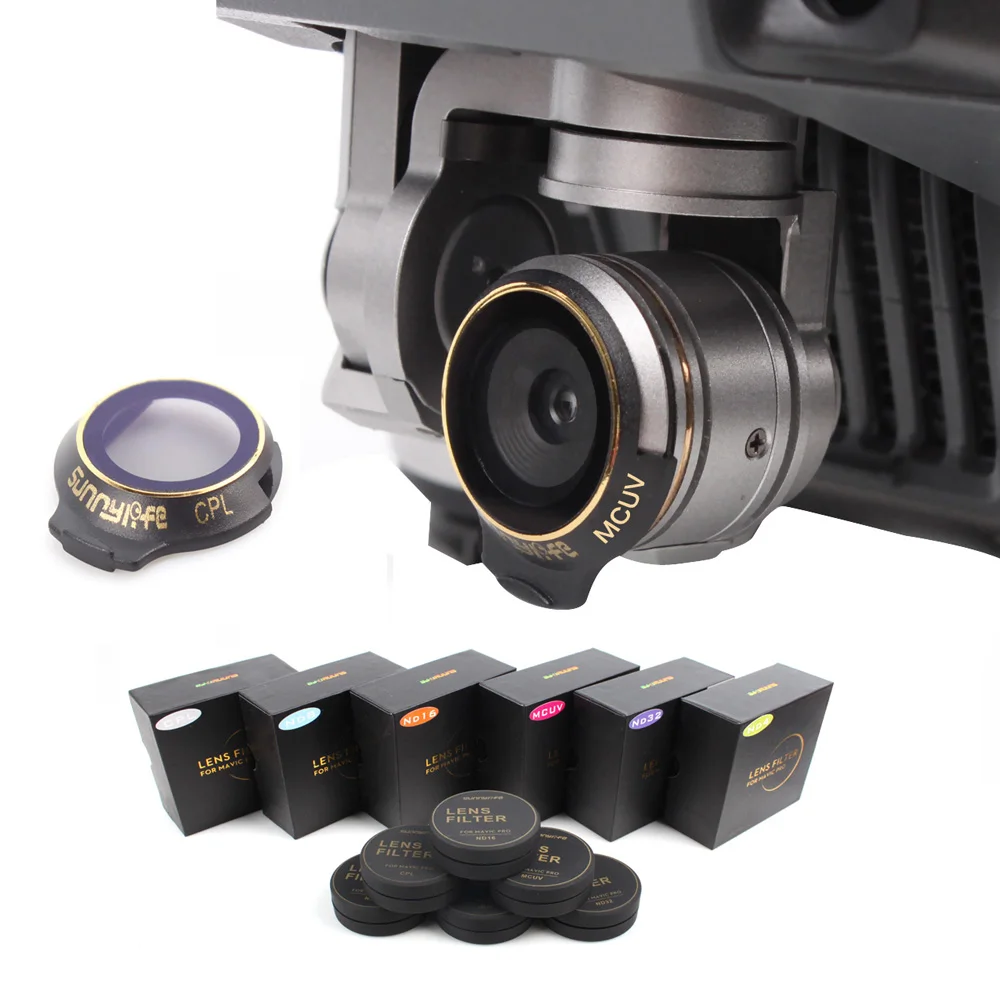 Высококачественные фильтры для объектива CPL MC UV ND4 ND8 ND16 ND32 фильтр DJI Mavic Pro/Alpine