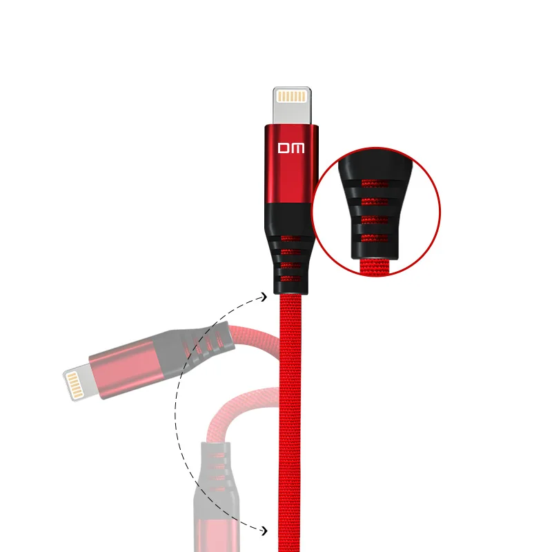 DM 3 в 1 USB кабель для Мобильный телефон Micro Type C зарядный iPhone зарядное устройство