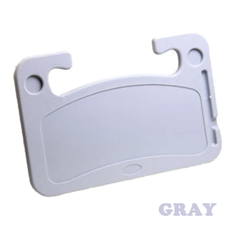 Gray Автомобиль ноутбук стол автомобиль с многофункциональным стулом спинка обеденный стол руль стол авто рулевой поднос под Руль держатель для напитков - Цвет: Gray