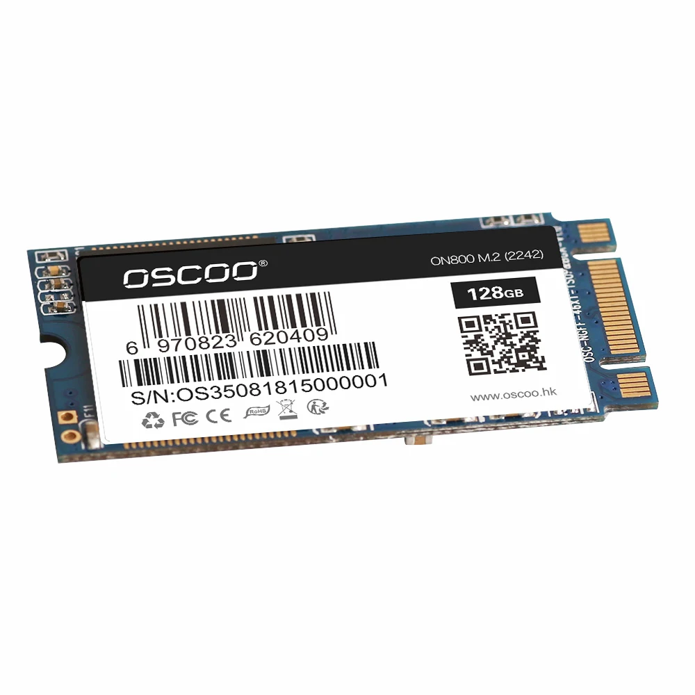 Оптовая продажа 10 шт./лот OSCOO MLC M.2 SSD M2 2242 NGFF 64 Гб 128 ГБ 256 Внутренний твердотельный