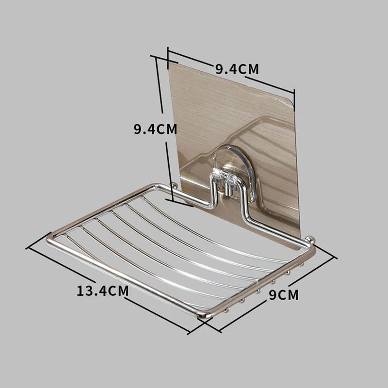 Настенный держатель для мыла настенный органайзер из сплава на присоске ванной