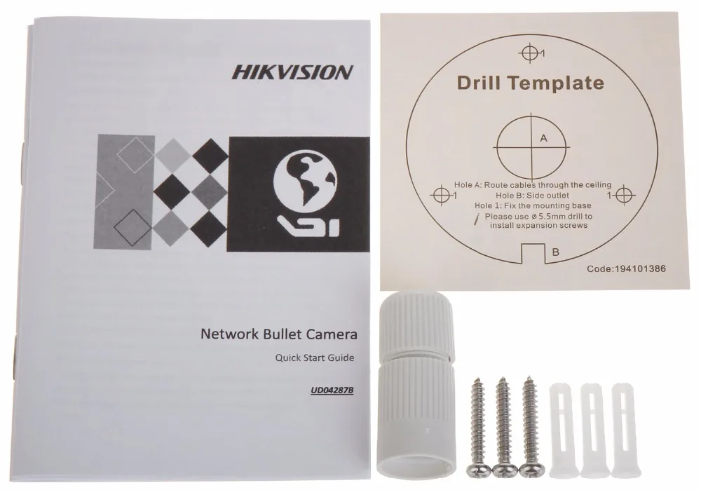 Hikvision английская версия IP Камера ds-2cd1021-i 2mp Пуля безопасности сети ip ИК POE камеры