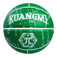 Maths Серия предметов Kuangmi, официальный размер 7, тренировочный баскетбольный мяч, уличный спортивный мяч для мужчин и женщин, Прямая поставка - Цвет: Maths