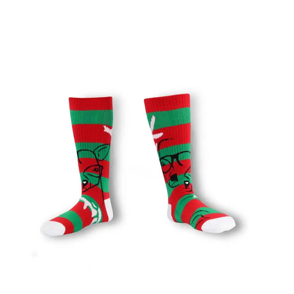 Осенние и зимние утепленные махровые носки для мужчин женщин рождественские с