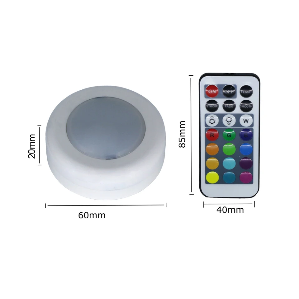 Фото Беспроводной светодиодный светильник Xsky s для шкафа, 12 видов цветов RGB приглушаемый сенсорный датчик, ночник для туалета, гардероба, лестницы, кухни №3