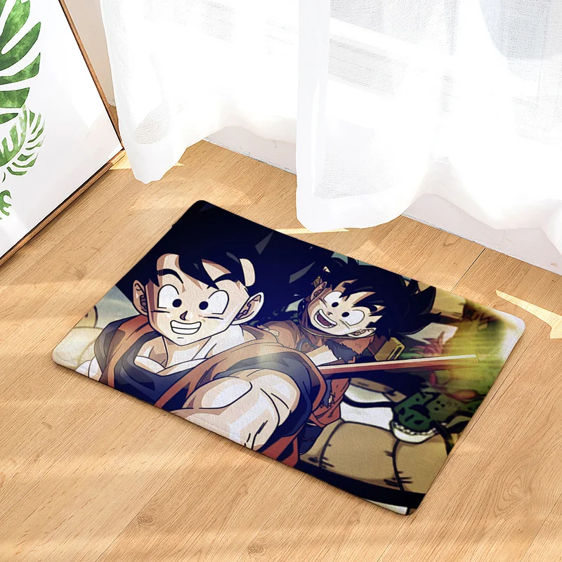 see chart IVYYE Dragon Ball индивидуальный коврик с рисунком из аниме украшения для дома ковры мультяшный коврик для спальни коврики для ванной плюшевые коврики коврик для двери Новинка - Цвет: see chart