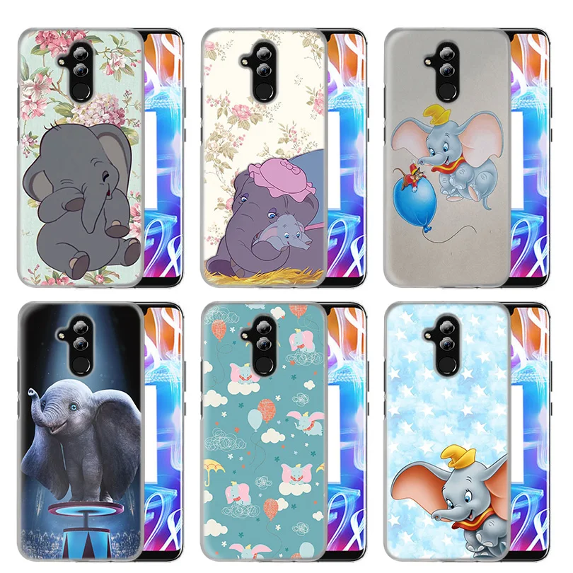 Анимация Дамбо чехол для huawei Honor P30 P20 Коврики 20 10 Y5 Y6 Y7 премьер 8A 8 S P Smart Пульс наслаждаться 9 s Lite Pro Fundas