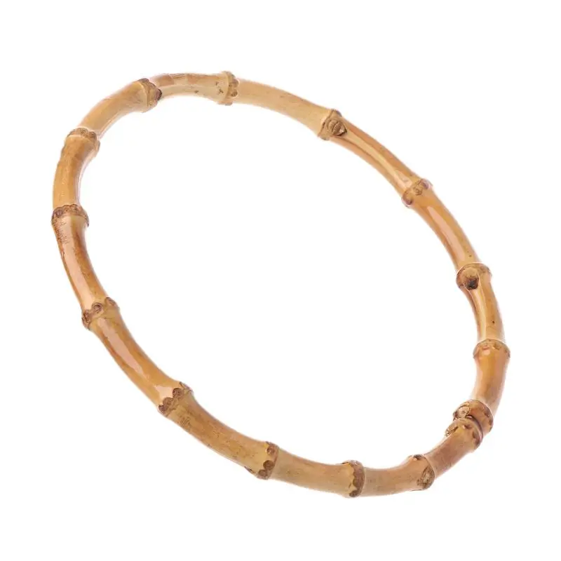 Высокое качество 1 шт. новая круглая бамбуковая сумка ручка для Сумочка ручной