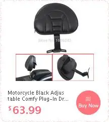 Мотоцикл передний драйвер Rider Сисси Бар спинки Pad подходит для Harley Touring FLHX Fat boy Softail Electra Glide 07-19 для индийских