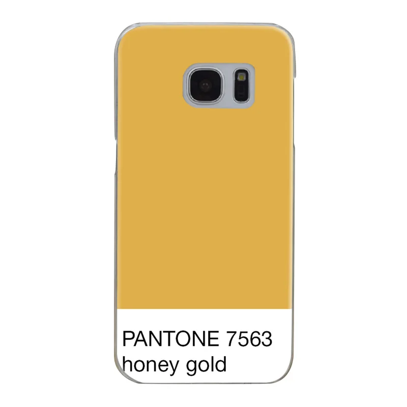 H057 калиенте Pantone Прозрачный жесткий чехол для Samsung Galaxy S Note 3 4 5 6 7 8 9 Edge Plus |