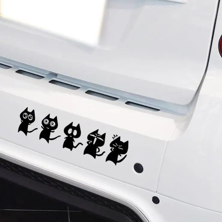 Aliauto Светоотражающая наклейка для всей семьи с изображением кота комикса Volkswagen