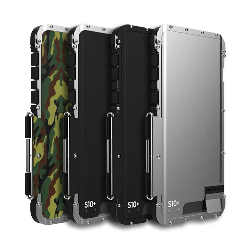 

For Samsung s10 Metal Flip Cover Original R-just Aluminum Case for Samsung galaxy s10 s9 plus note 9 Anti-Knock Phone Bag Cases