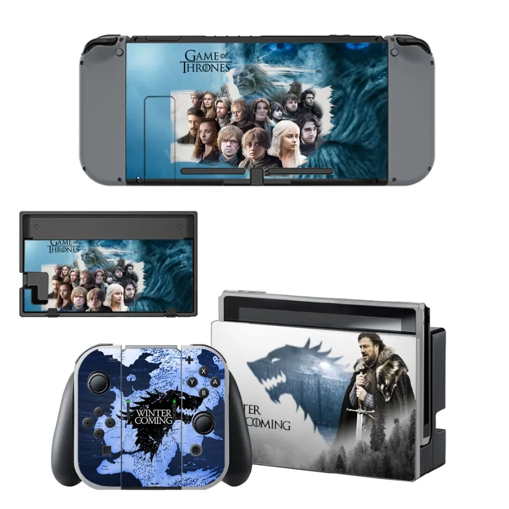 Пленка Для Игры престолов Виниловая наклейка для Nintendo Switch NS консоль + контроллер