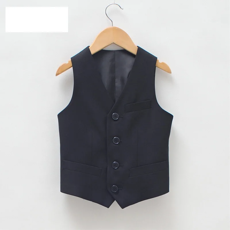 Новый школьный короткий жилет для мальчиков брендовый свадебный в английском