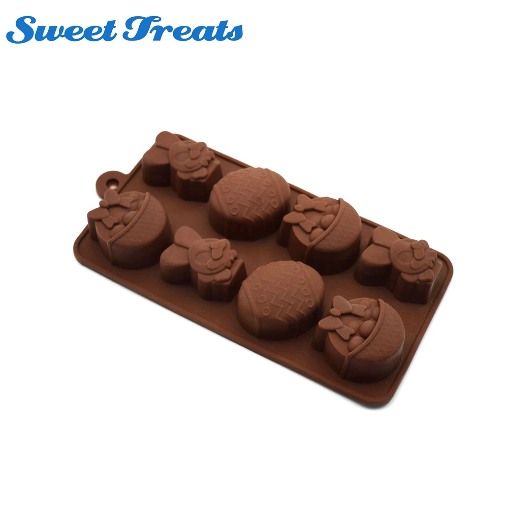 Силиконовая форма Sweettreats сделай сам для шоколада яйца Пасхальный кролик кубик