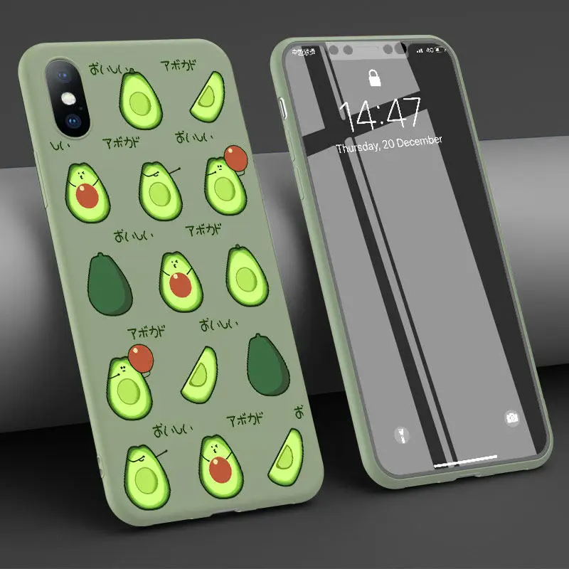 Чехол Ottwn цветы Кактус авокадо для iPhone 11 Pro XS Max 6 6s 7 8 Plus X XR 5 5S SE зеленый Растительный чехол для телефона мягкий ТПУ чехол