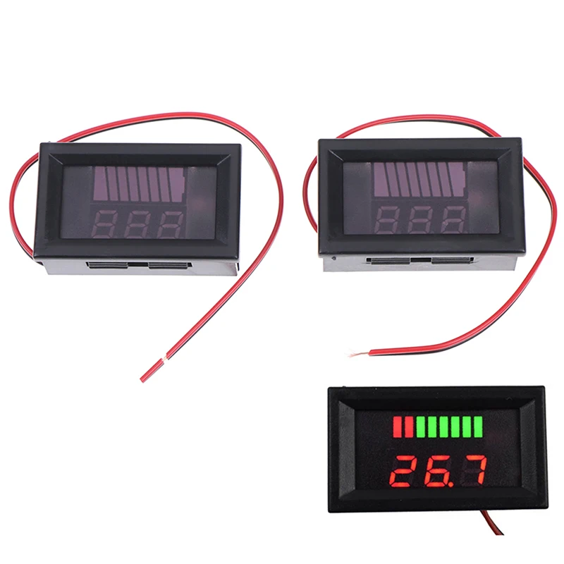1 шт. 48*29*21 мм 12V кислотный свинцовый аккумулятор индикатор уровня заряда литий