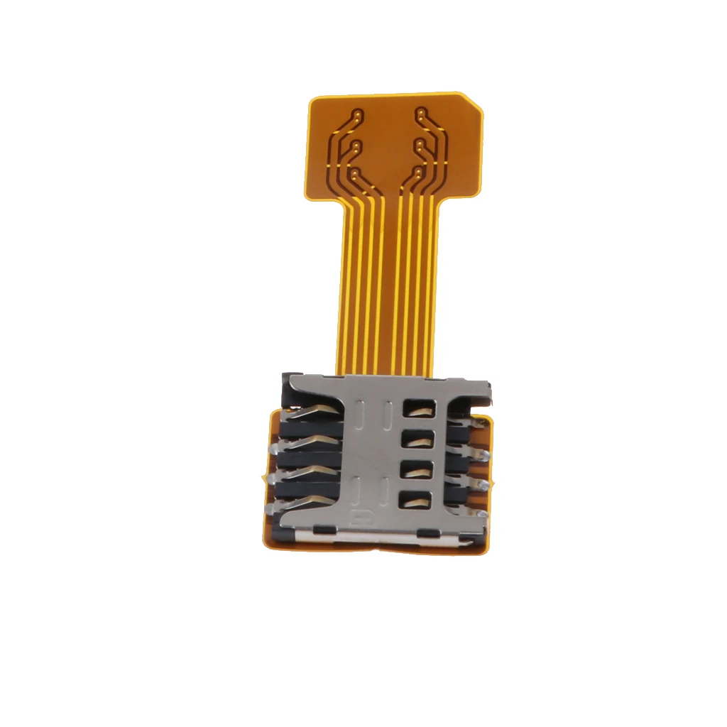 Двойной адаптер для sim-карты tf-карты Nano Micro Mini SIM гибкий кабель в режиме ожидания