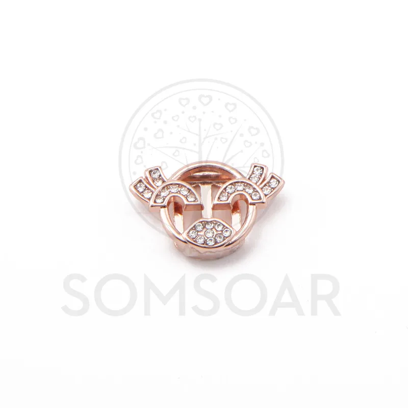Somsoar ювелирные изделия Длинные Изящные Подвески с кристаллами для девушек