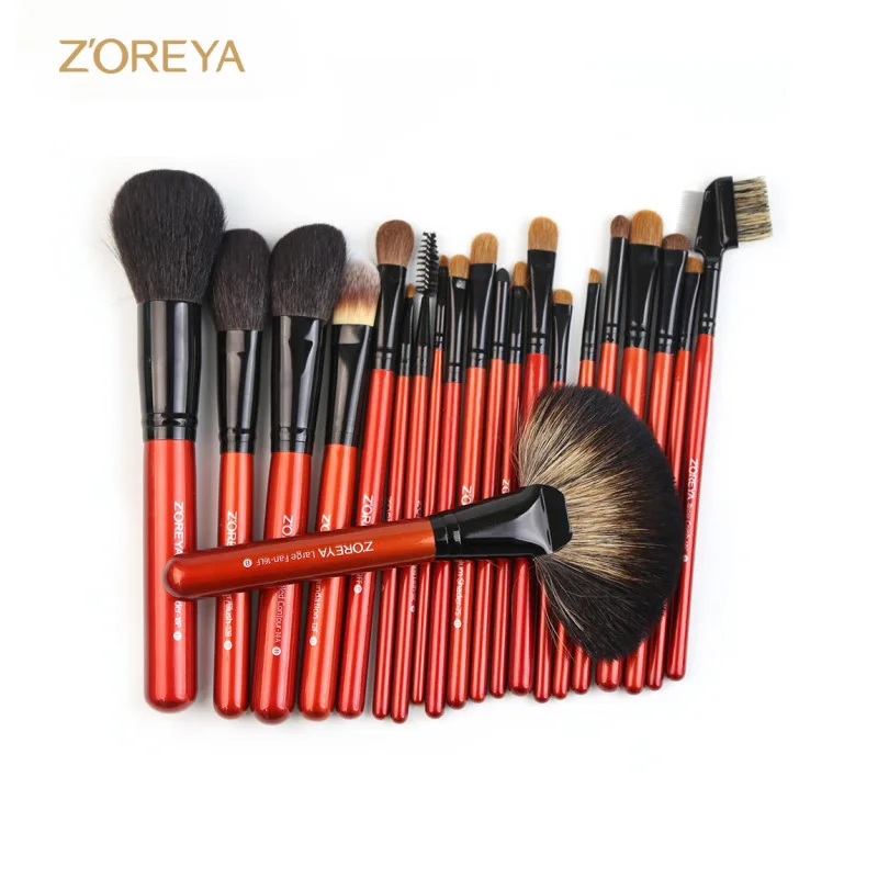 ZOREYA 21 шт. набор кистей для макияжа Профессиональный Румяна скрывающий порошок