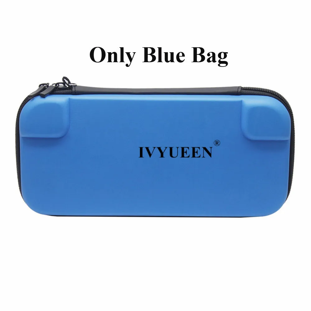 Only Blue Bag IVYUEEN для Nod Switch NS консоль EVA защитный жесткий Портативный Дорожная сумка для переноски Чехол аксессуары - Цвет: Only Blue Bag