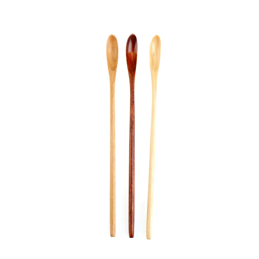 1 шт. деревянная медовая ложка с длинной ручкой 20x1 3 см|natural wood spoon|spoon longhoney spoon |