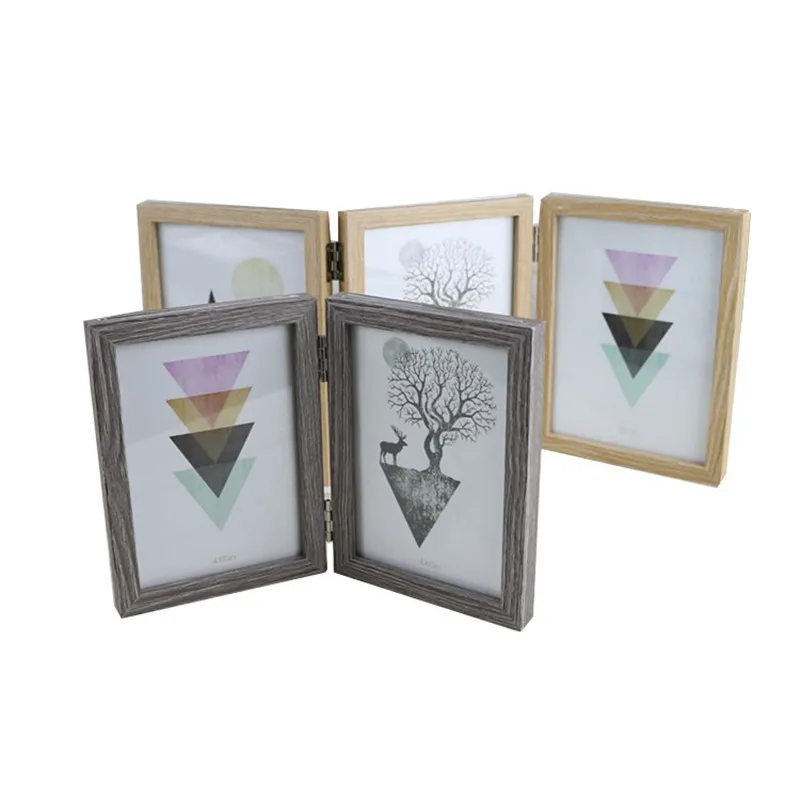 Home Desktop Decor Wood Resin Bow Knot Wall Hanging Vintage Wooden Frame for Family Christmas Gift Picture Frames | Дом и сад