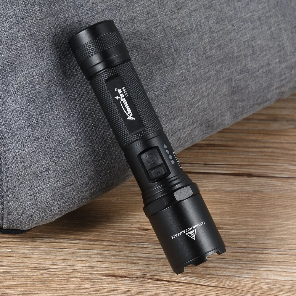 Светодиодный фонарик AloneFire TK700 Cree L2 перезаряжаемый от usb для поиска и полиции