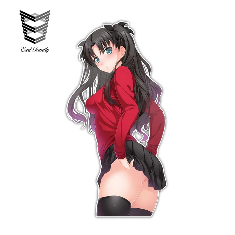 EARLFAMILY сексуальная девушка автомобильные наклейки Love Live! Мультяшная Виниловая