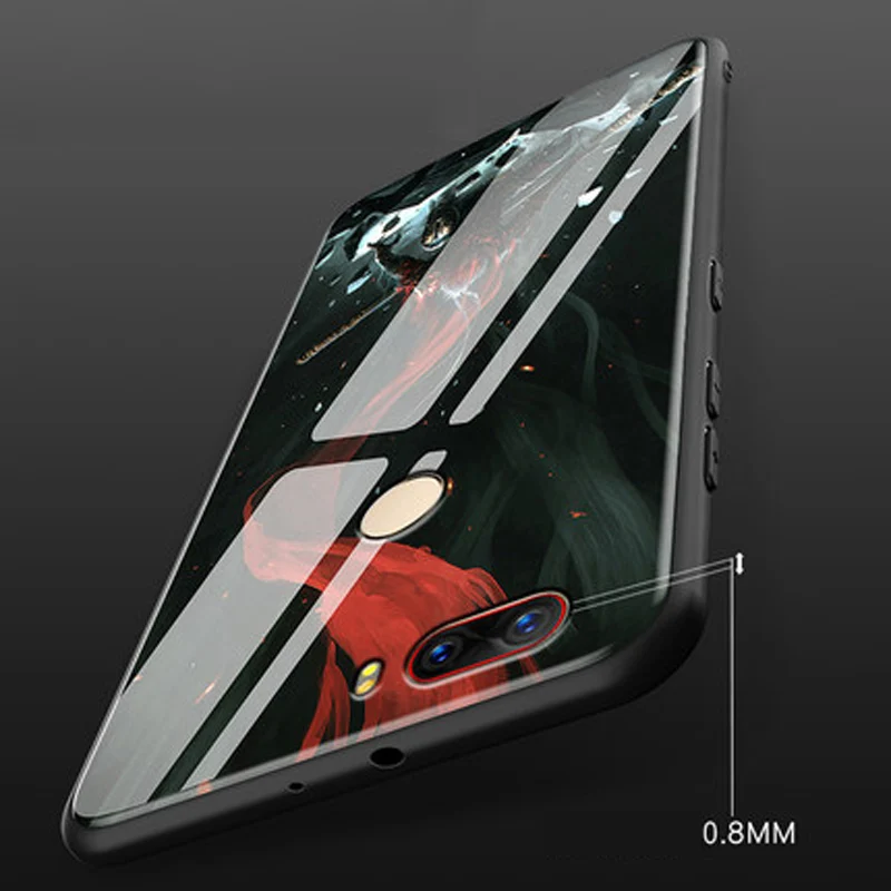 Чехол для Nubia Z17S чехол из роскошного закаленного стекла+ мягкая задняя крышка с краями 5,73 ''для Nubia Z17 S чехол для телефона Nubia Z17S чехол s оболочка