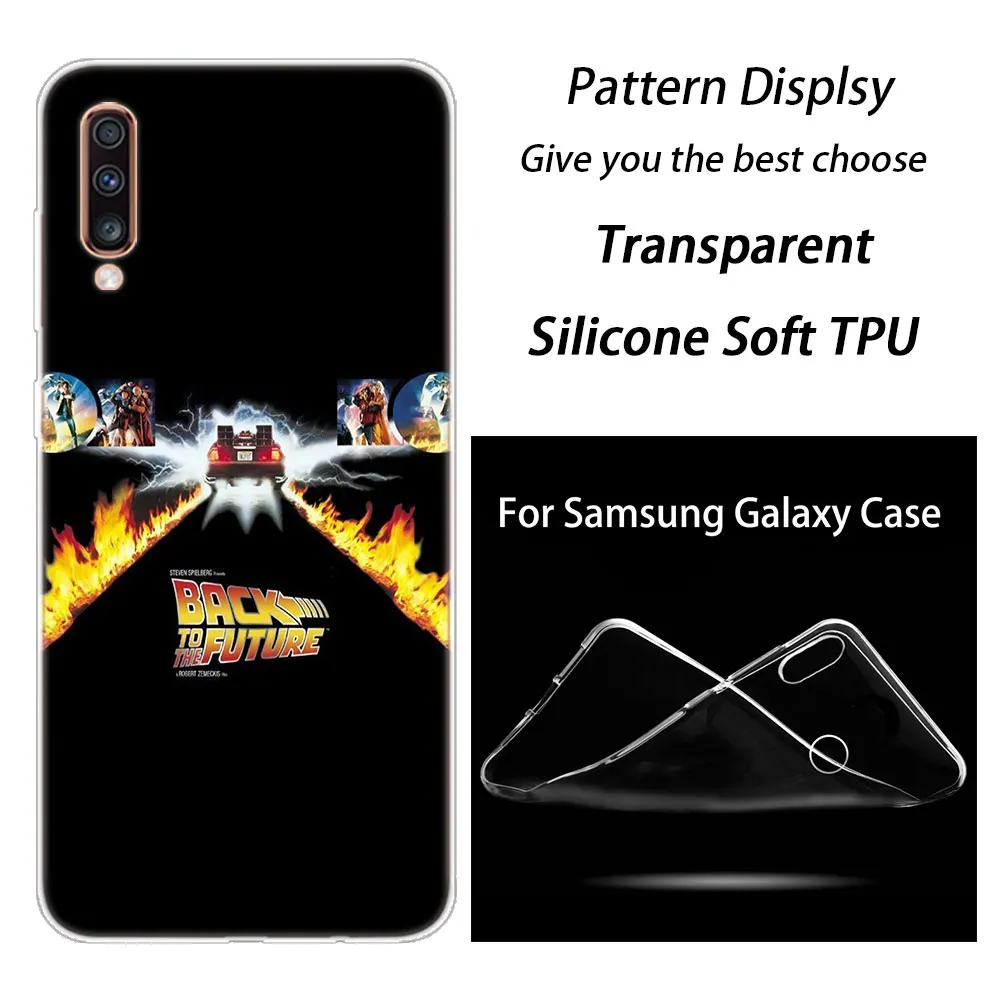 010 Back to the Future мягкий чехол для samsung Galaxy A90 A80 A70 A60 A50 A40 A30 A10 A20E A2CORE A9 A7 A8 A6 плюс A5 крышка - Цвет: 010