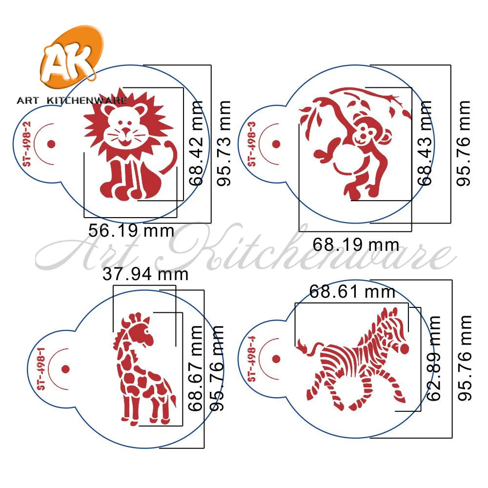 Животные искусственные украшения для торта сахарная мастика форма помадки