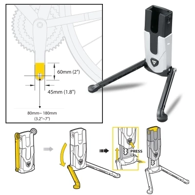 TOPEAK TW007 подставка для FlashStand FAT Bicycle MTB дорожный велосипед Кривошип держатель