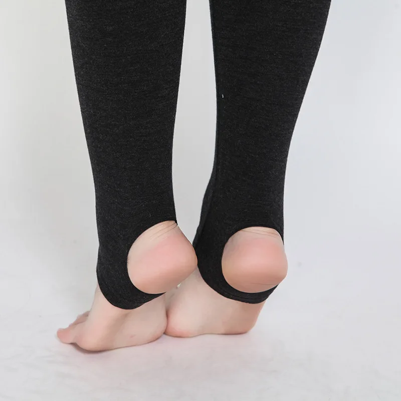 Женские леггинсы для фитнеса из модала и хлопка повседневные облегающие штаны до