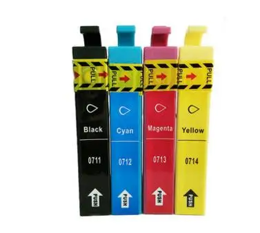 20 шт. новые совместимые чернильные картриджи с stylus DX8400 DX8450 DX9400 DX9400F T0711 T0712 T0713 T0714