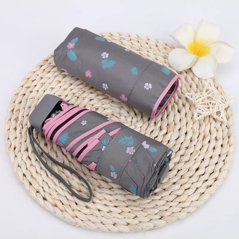 Мини зонт от солнца Женский Зонт дождя переносной зонтик|Зонтики| |