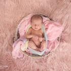 Фоны из искусственного меха D  J 200x150 см для рождественских фотографий новорожденных, мягкие, монгольские, большие, пушистый коврик