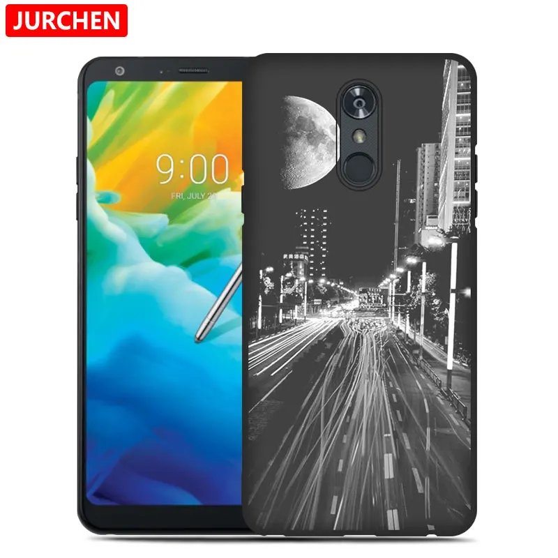 Ультратонкий чехол JURCHEN с рисунком для LG Stylo 5 Stylo5, задняя крышка, милые собака и кошка, мягкий чехол из ТПУ для LG Stylo 5, чехол для телефона - Цвет: 23