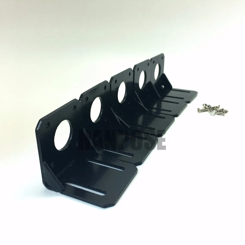 Free shipping 10Pcs Nema 17 3D Printer Parts Makerbot MK8 Stepper Motor Mounting L Bracket Mount Step Stepping for Nema17 motor |