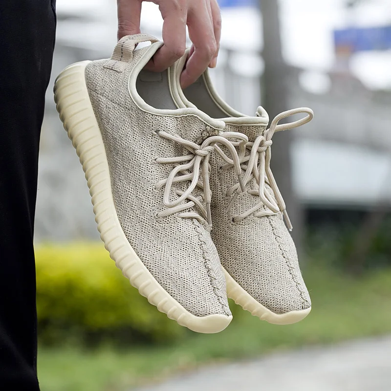 Mannen повседневные кроссовки Platte Schoenen Ademend Mannelijke Tenis Masculino Schoenen zapatos hombre Sapatos для улицы Geweven - Цвет: YQ826Gold