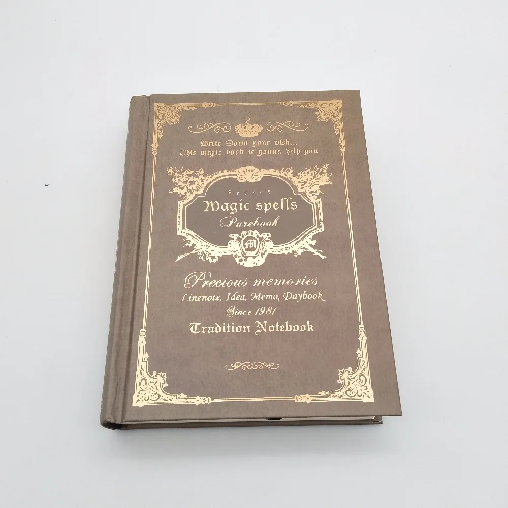 Европейский стиль толстая Ретро Волшебная книга блокнот канцелярские