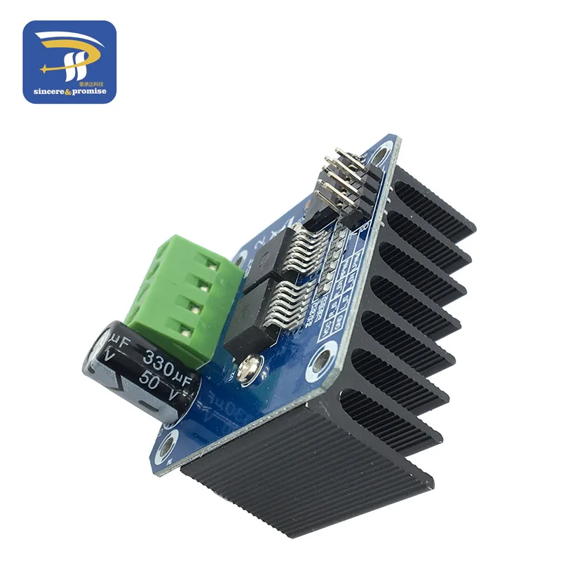 Модуль шагового двигателя BTS7960 BTS7960B DC 43A h мост ШИМ модуль DIY умный автомобиль