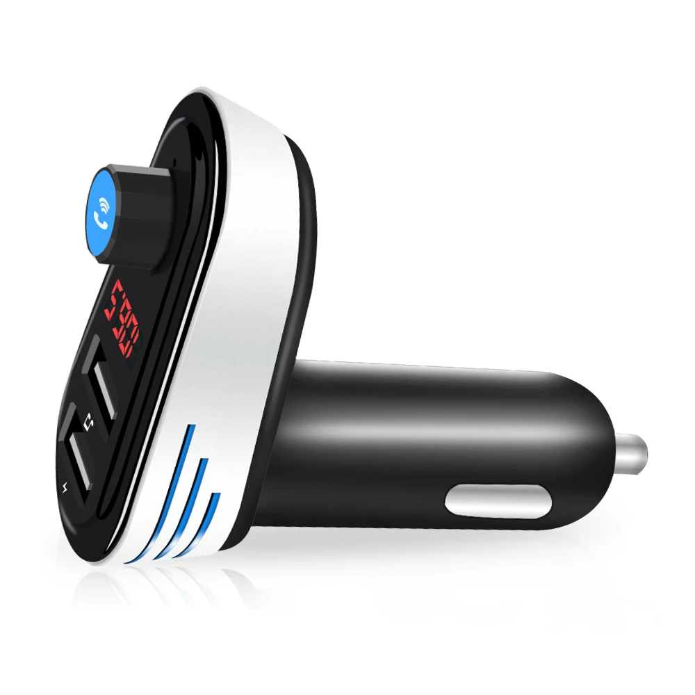 FDOMAIN Bluetooth Car Kit FM Transmitter Handsfree Dual USB LCD Display Charger MP3 Microphone Smart | Автомобили и мотоциклы