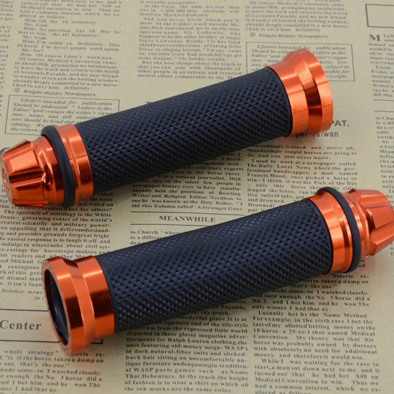 Universal Rubber Porous Carved Motorcycle Handle grips For Dirt Bike Pit Motocross Hand Grips Handgrips 8 Colors | Автомобили и