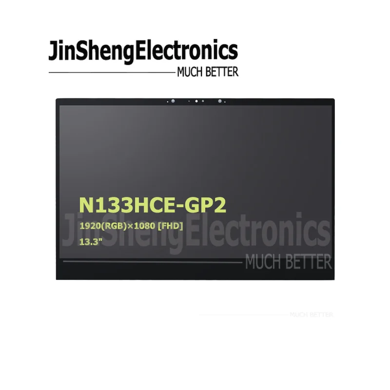 

N133HCE-GP2 13.3'' TFT LCD LED glass Screen + frame work Full assembly replacement lcd Display