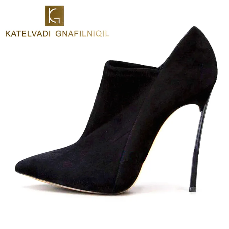 Женские ботинки женская обувь на высоком каблуке 12 см зимние сапоги Женская с